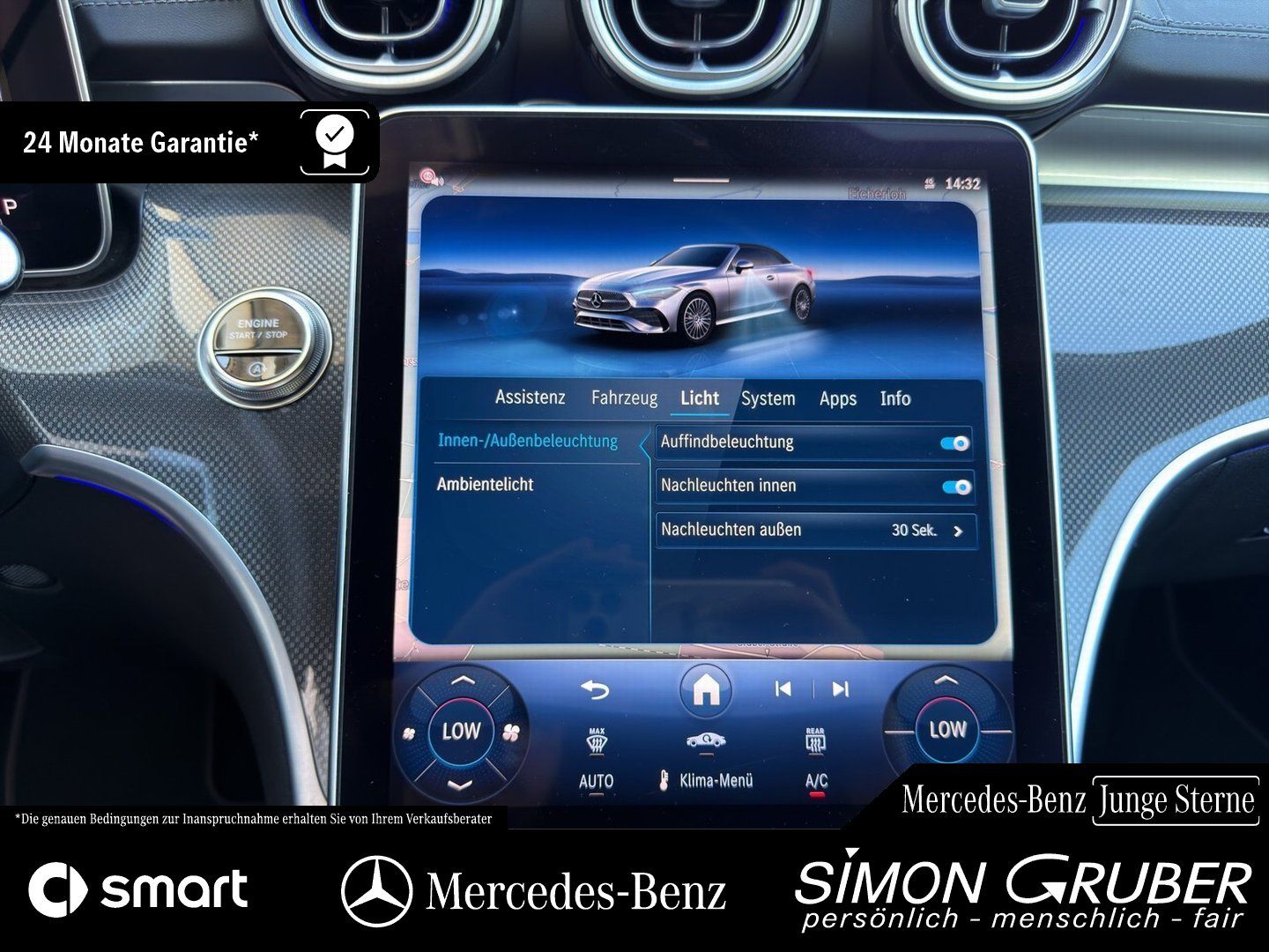 Fahrzeugabbildung Mercedes-Benz CLE 200 Cabrio AMG Night Ambi+ KeyGo Memo 20Zoll
