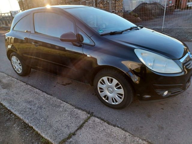 Opel Corsa 1,2i, EZ: 2007,Klima, schwarz, ...