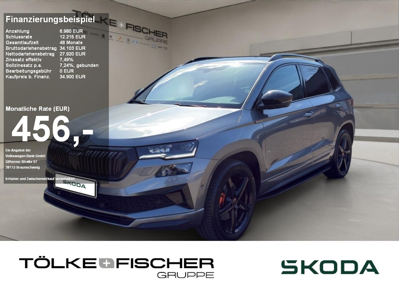 Skoda Karoq 2.0 TSI Sportline DCC ACC AUT Kam. Navi LM