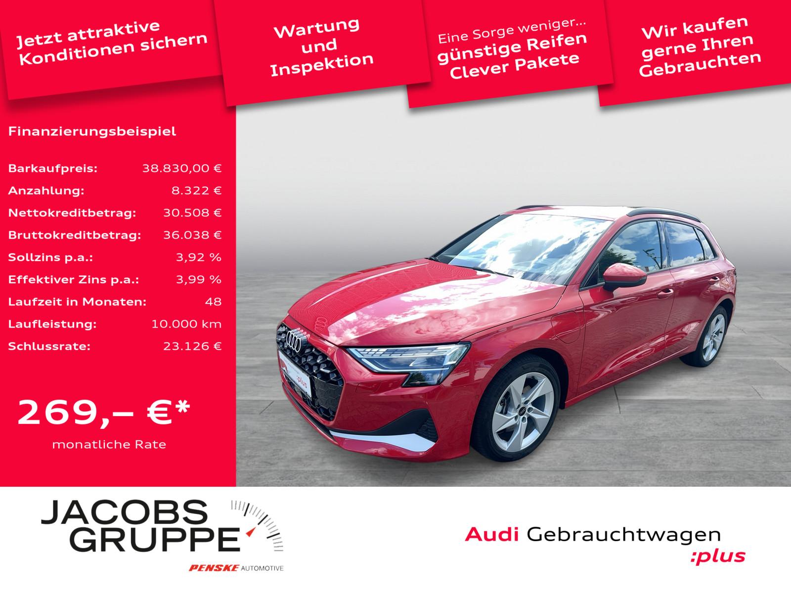 Audi A3 Sportback 40TFSIe HuD/SONOS/S-Sitze/AHK/ACC/K