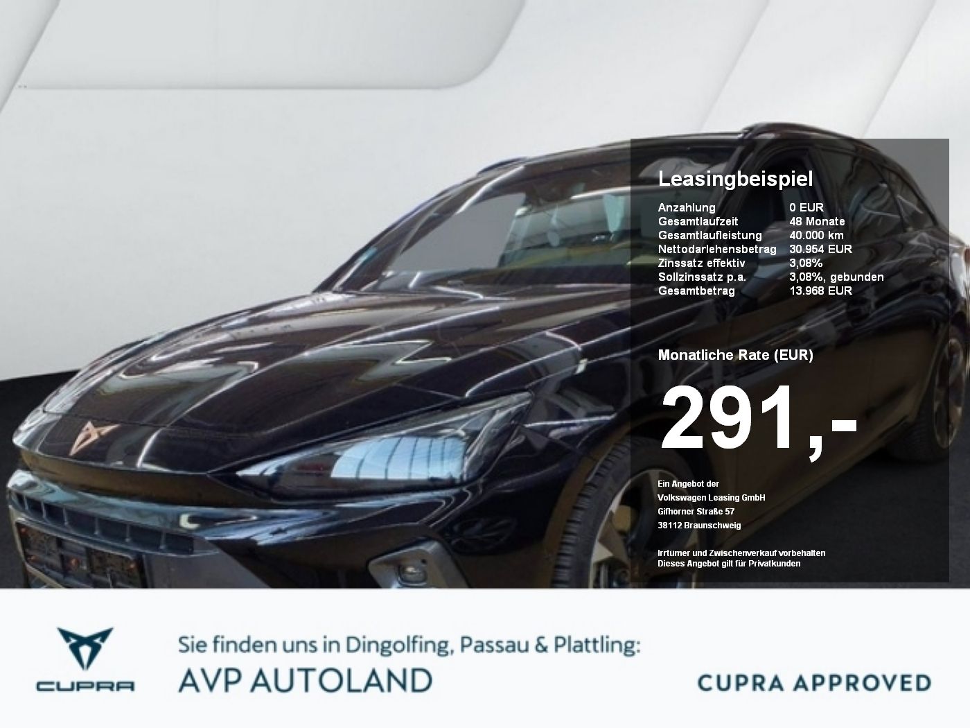 Cupra Leon Sportstourer 2.0 TDI DSG | AHK | NAVI |