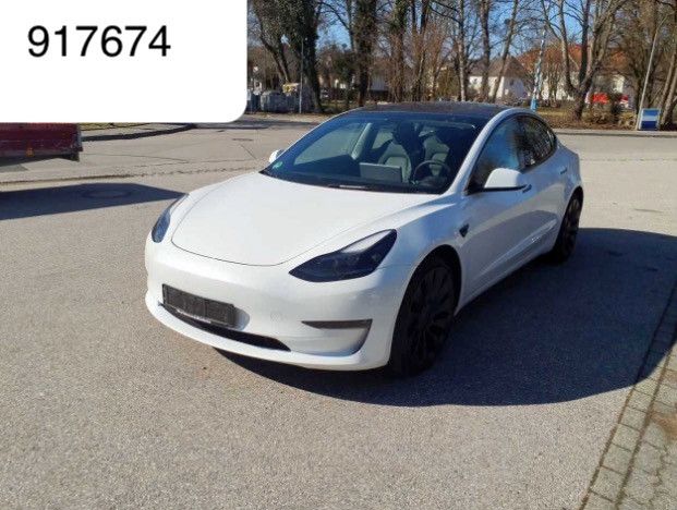 Tesla Model 3 Performance Dual AWD Wärmepumpe Ryzen20"