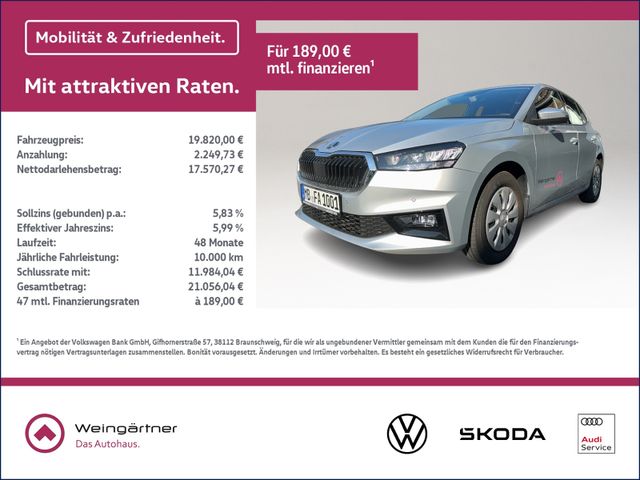 Fabia Selection 1.0 TSI, Rückkamera, Kessy, Wint