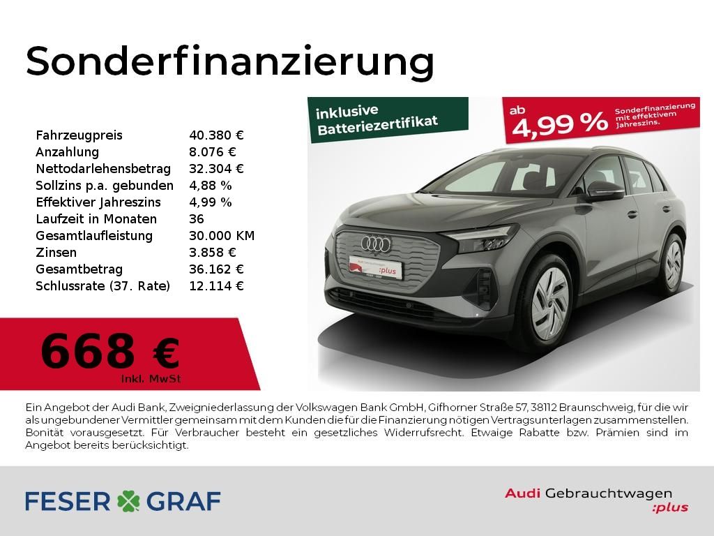 Q4 e-tron 45 Vir Cockpit/Kamera/Head Up/Navi RFK