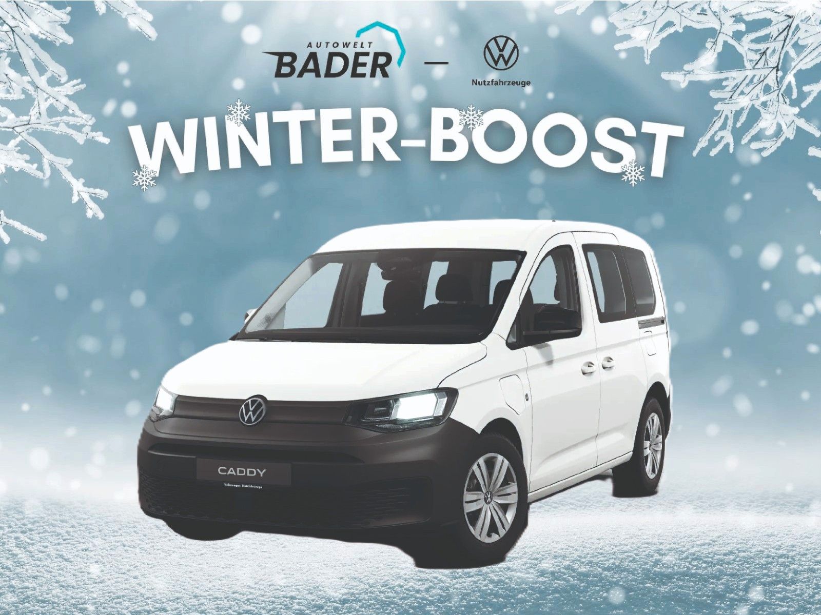 Volkswagen Caddy PHEV "Winter-Boost" AUTOWELT-BADER!