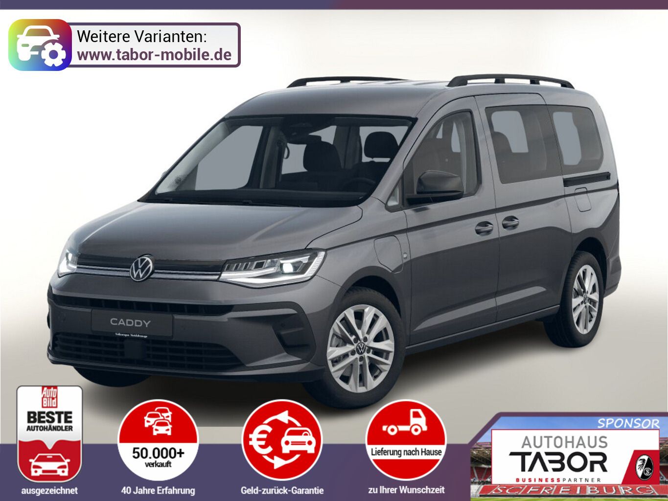 Volkswagen Caddy Maxi PHEV 7S FACEL. 17"LM LED UVP-24%*