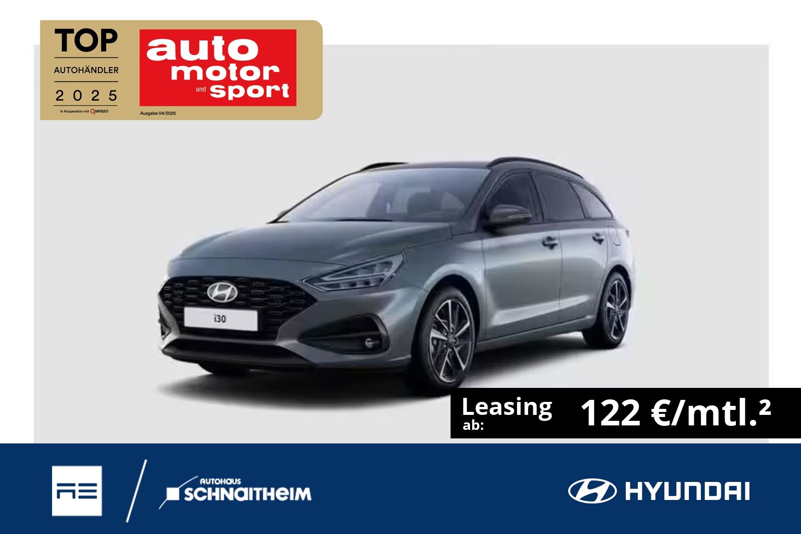 Hyundai i30 Kombi ADVANTAGE 1.0 T-GDI DCT  74KW (100PS)