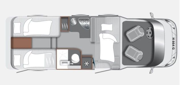 Fahrzeugabbildung LMC Tourer Lift H 664 G Rahmenfenster Messepreis!!