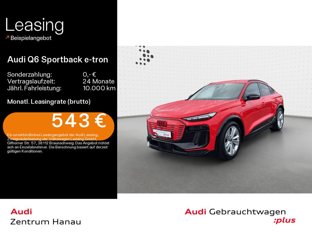 Audi Q6 Sportback e-tron S-LINE*0,25%*MATRIX*HUD*LUFT