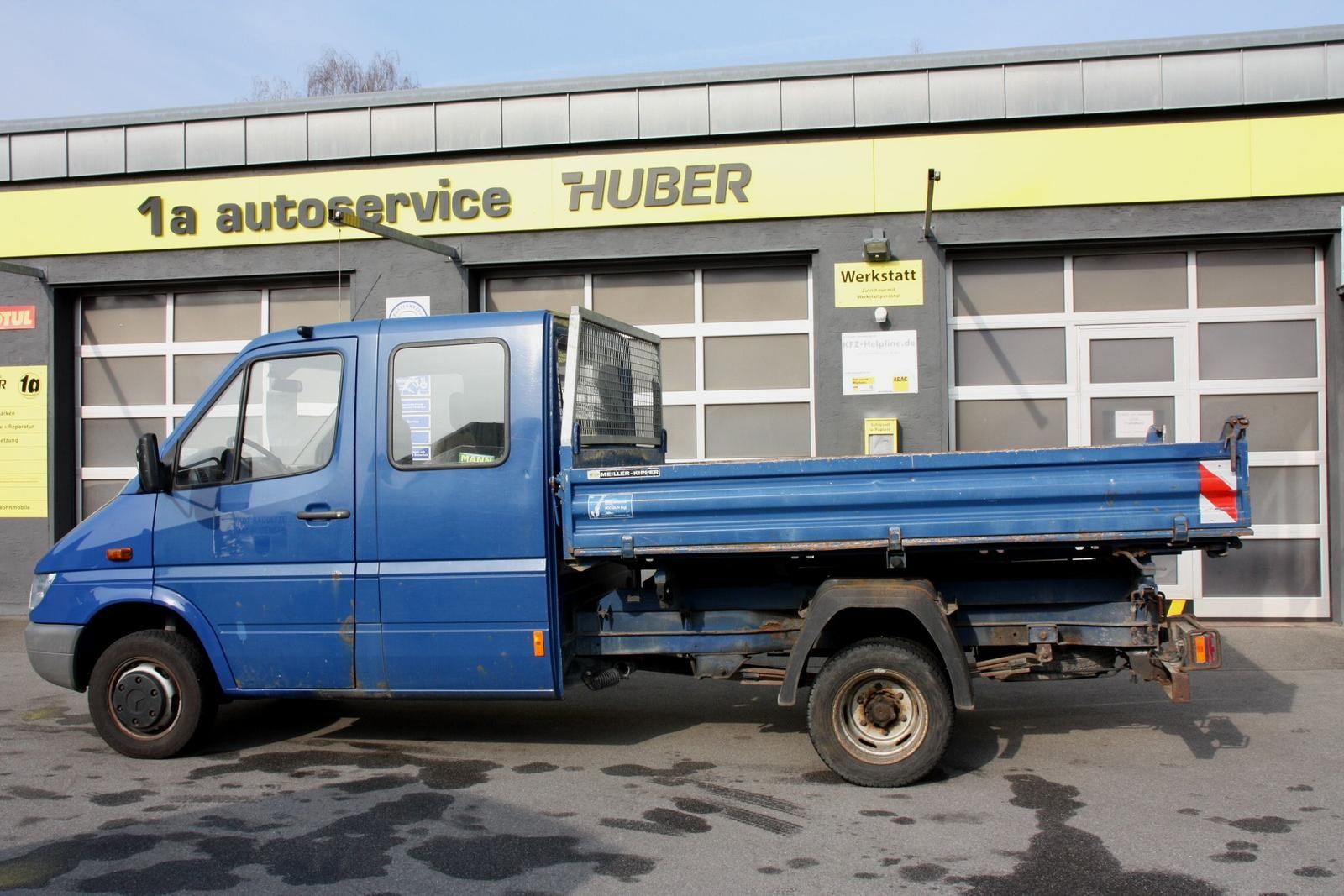 Mercedes-Benz Sprinter 411 CDI DoKa Meiller TÜV 3-Seiten-Kippe