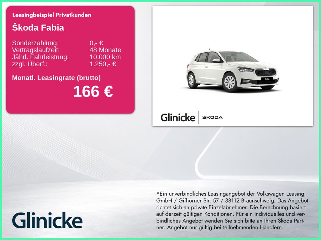 Fabia Essence 1.0 MPI 59 kW SHZ ACC LED