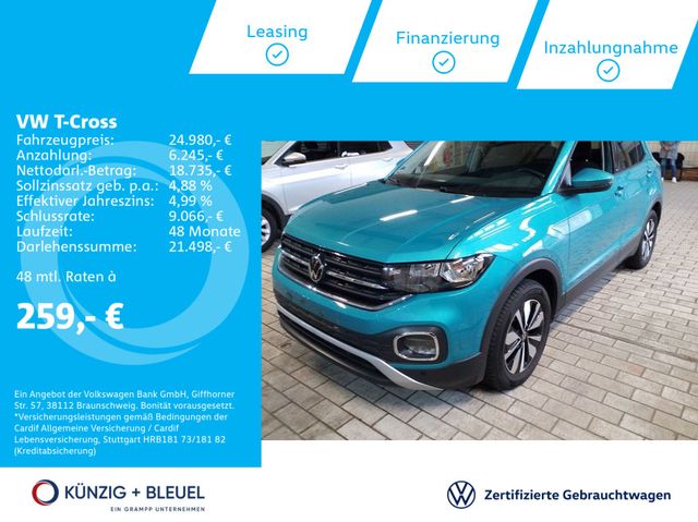 Volkswagen T-Cross MOVE 1,0 TSI DSG Nav*PDC*SHZ*ACC*CarPlay