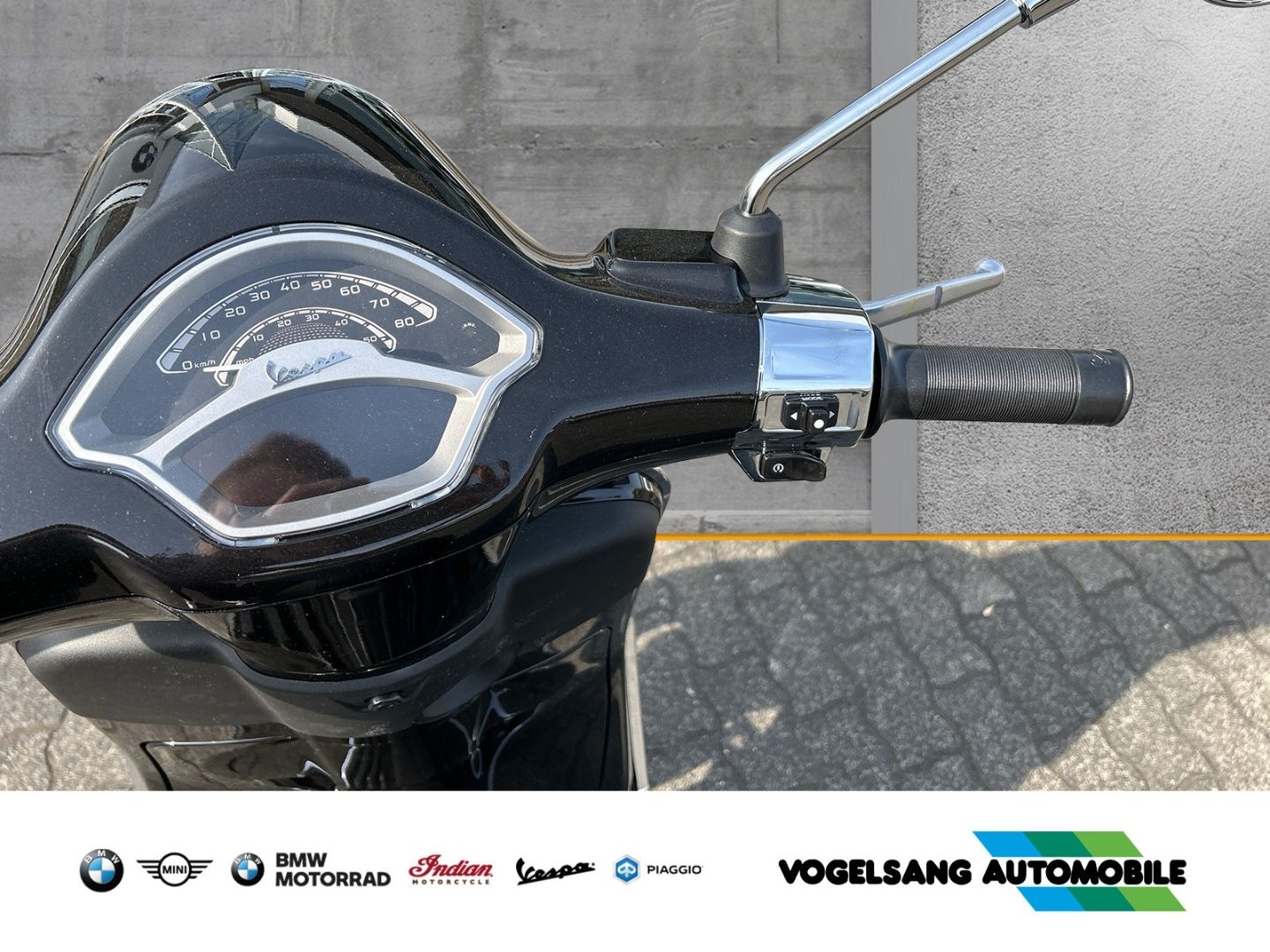 Fahrzeugabbildung Vespa Primavera 125 I-Get, Voll LED, LCD Display, Face