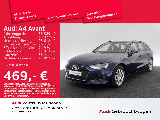 Audi A4 Avant 40 TDI S tronic AHK/Navi+/LED