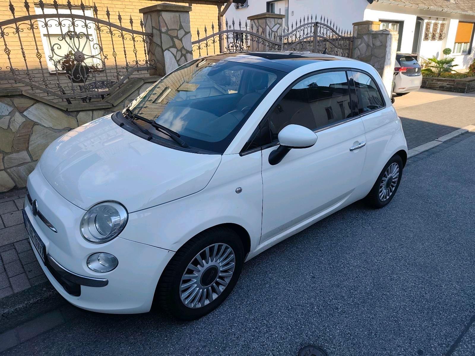 Fiat 500 2009 — rear view