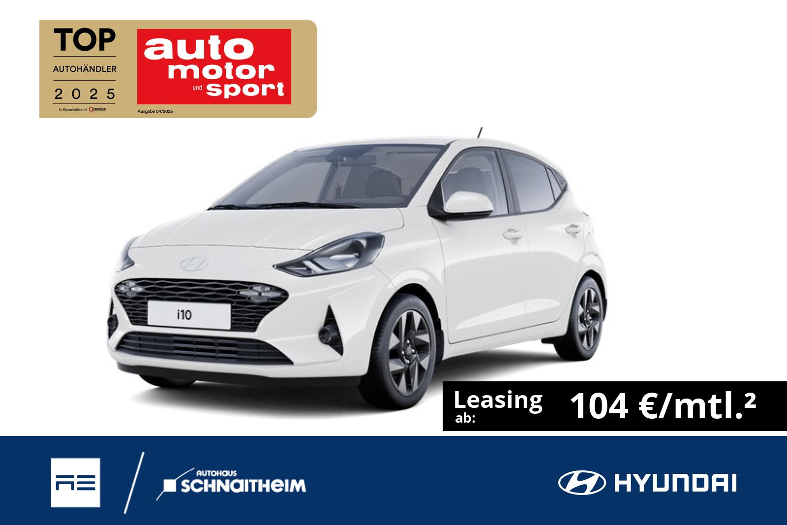 Hyundai i10 Trend 1.0 AMT 63PS, Komfort-Paket, u.v.m.