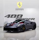 Ferrari 488 Spider Pista bodykit - schwarze Ferrari 488 Spider