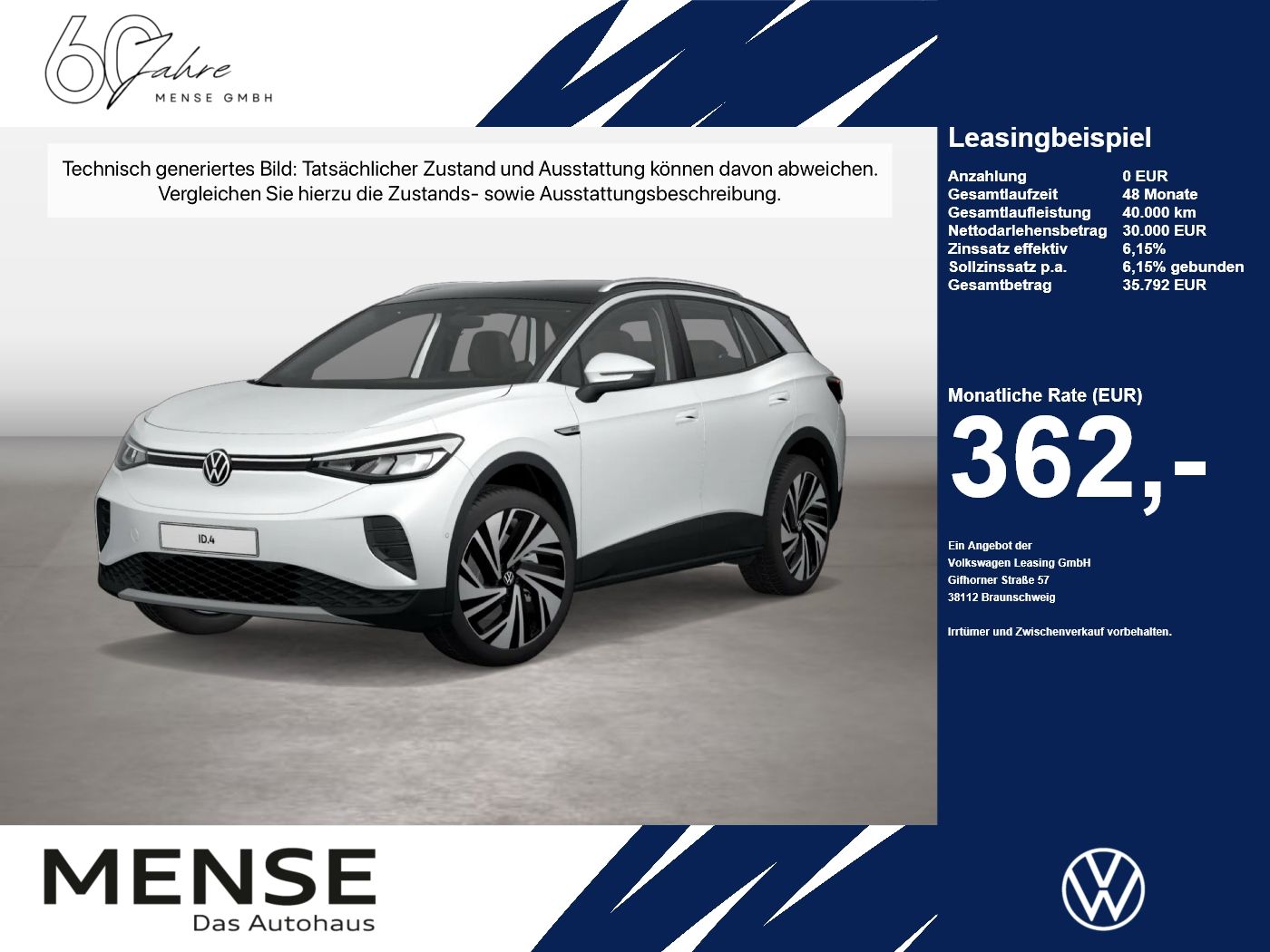 Volkswagen ID.4 Pro Performance CarPlay ACC LED Navi Kamera
