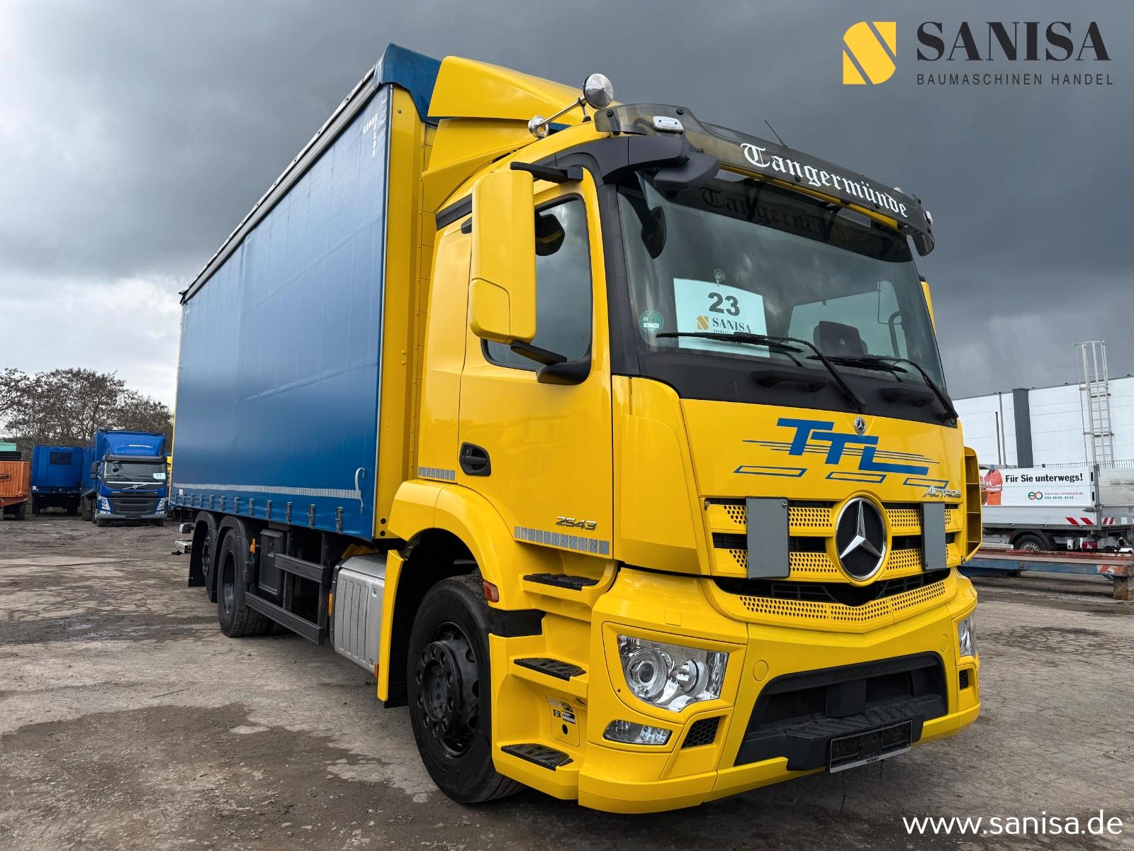 Mercedes-Benz Actros 2543/Scheibe Gardienen/Edscha Verdeck