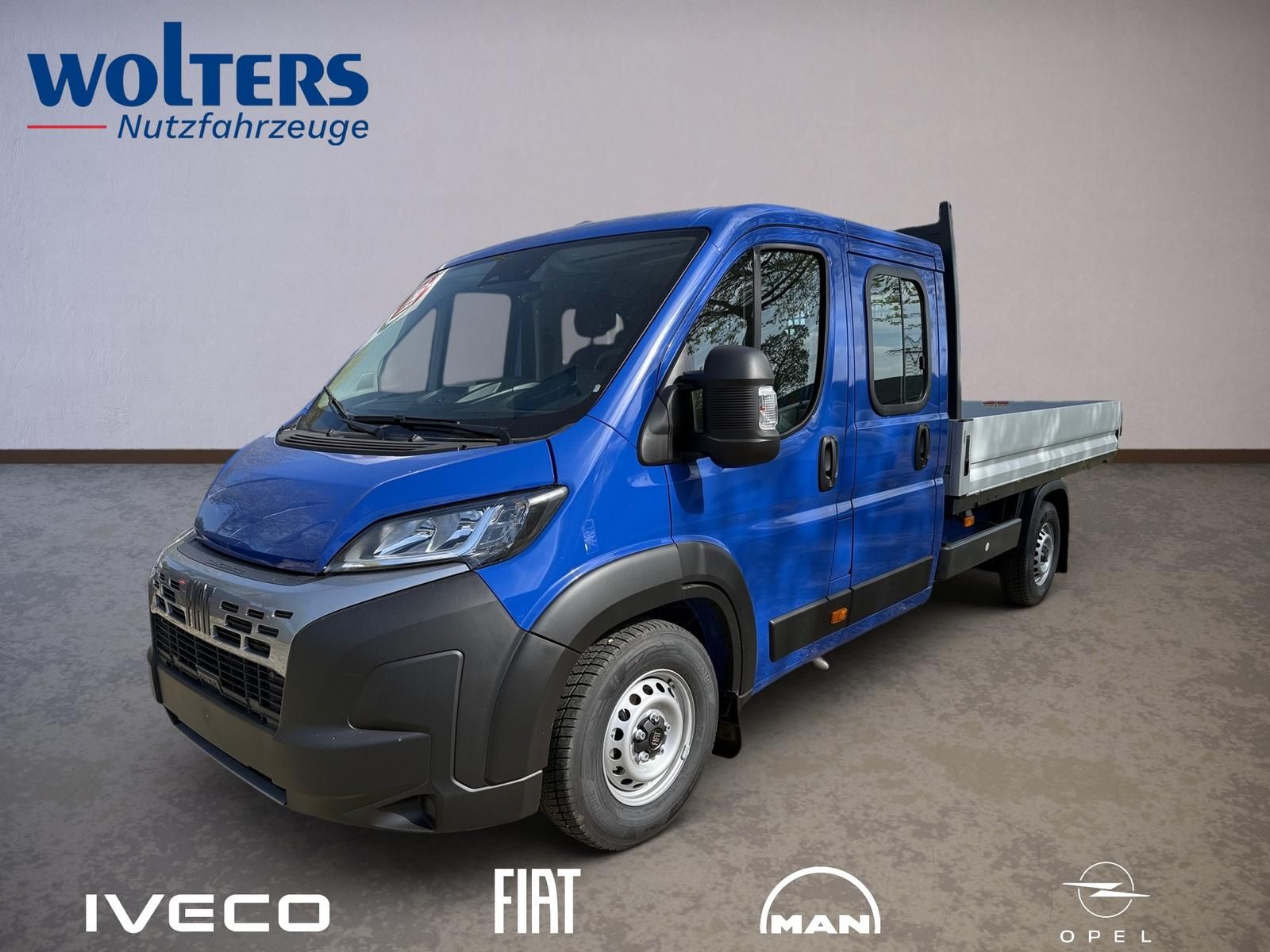 Fahrzeugabbildung Fiat Ducato Maxi L4 Doka Pritschenwagen 140 MT6