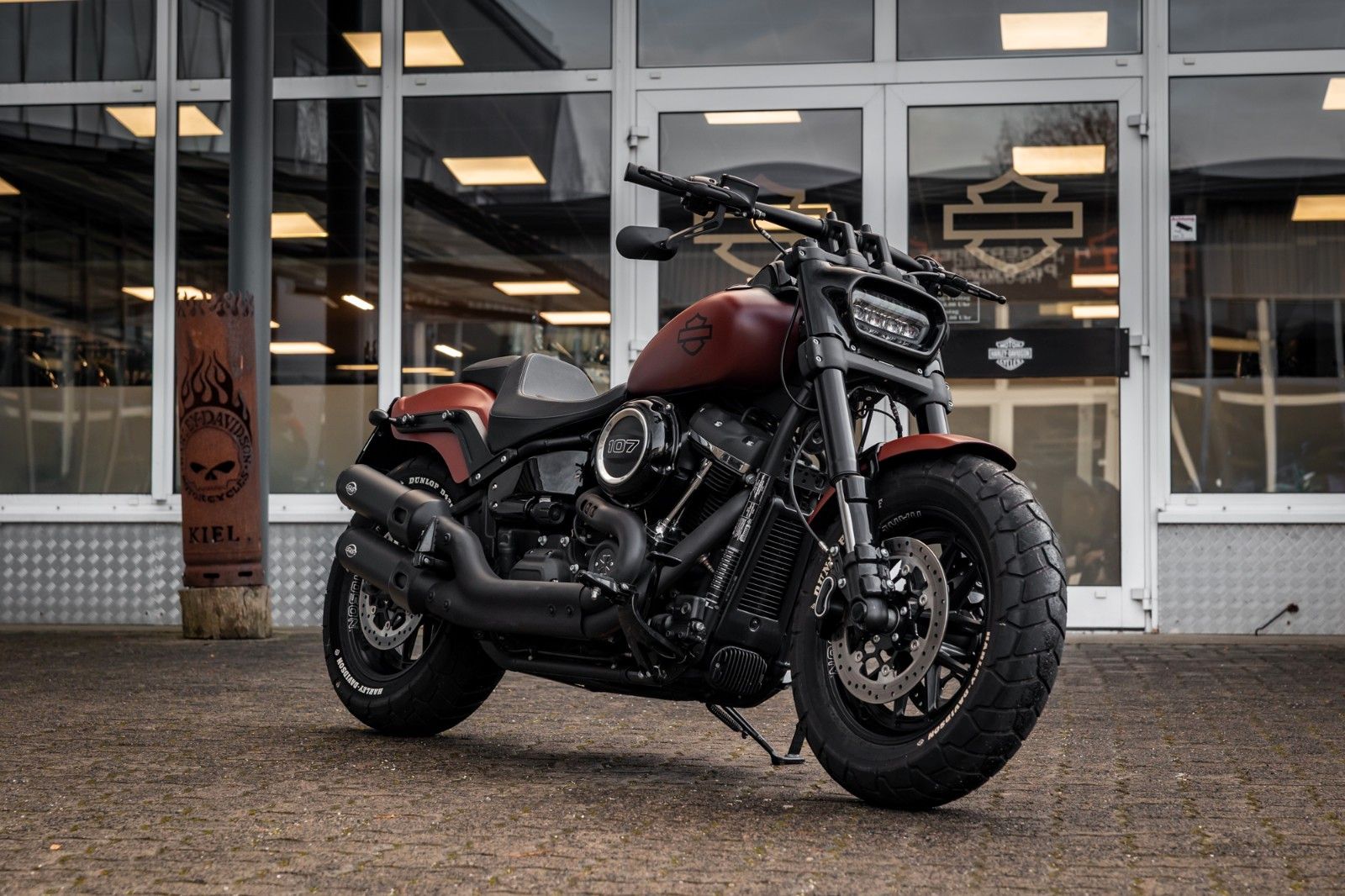 Fahrzeugabbildung Harley-Davidson FXFBS FAT BOB 107 CUI SOFTAIL - S&S Auspuff