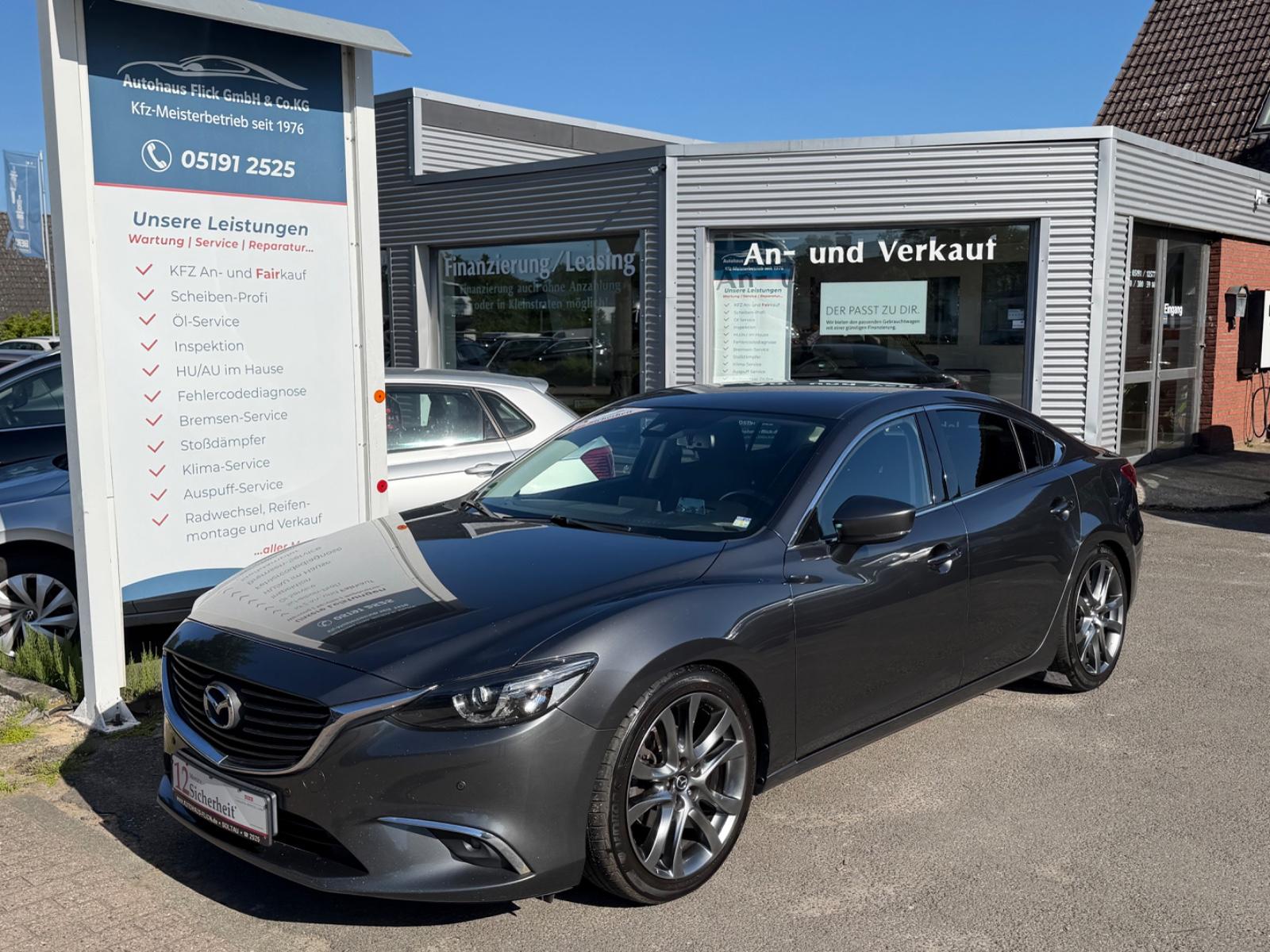 Mazda 6 Lim. Sports-Line/LED/Head Up/Navi/Keyless/Bose