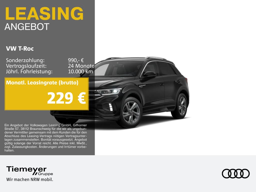 Volkswagen T-Roc 1.5 TSI DSG R-LINE LM17 NAVI AHK KAMERA