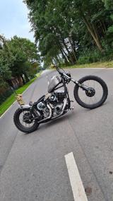 Harley-Davidson Shovelhead Oldschool Chopper TÜV Handschaltung  - HARLEY-DAVIDSON SHOVELHEAD