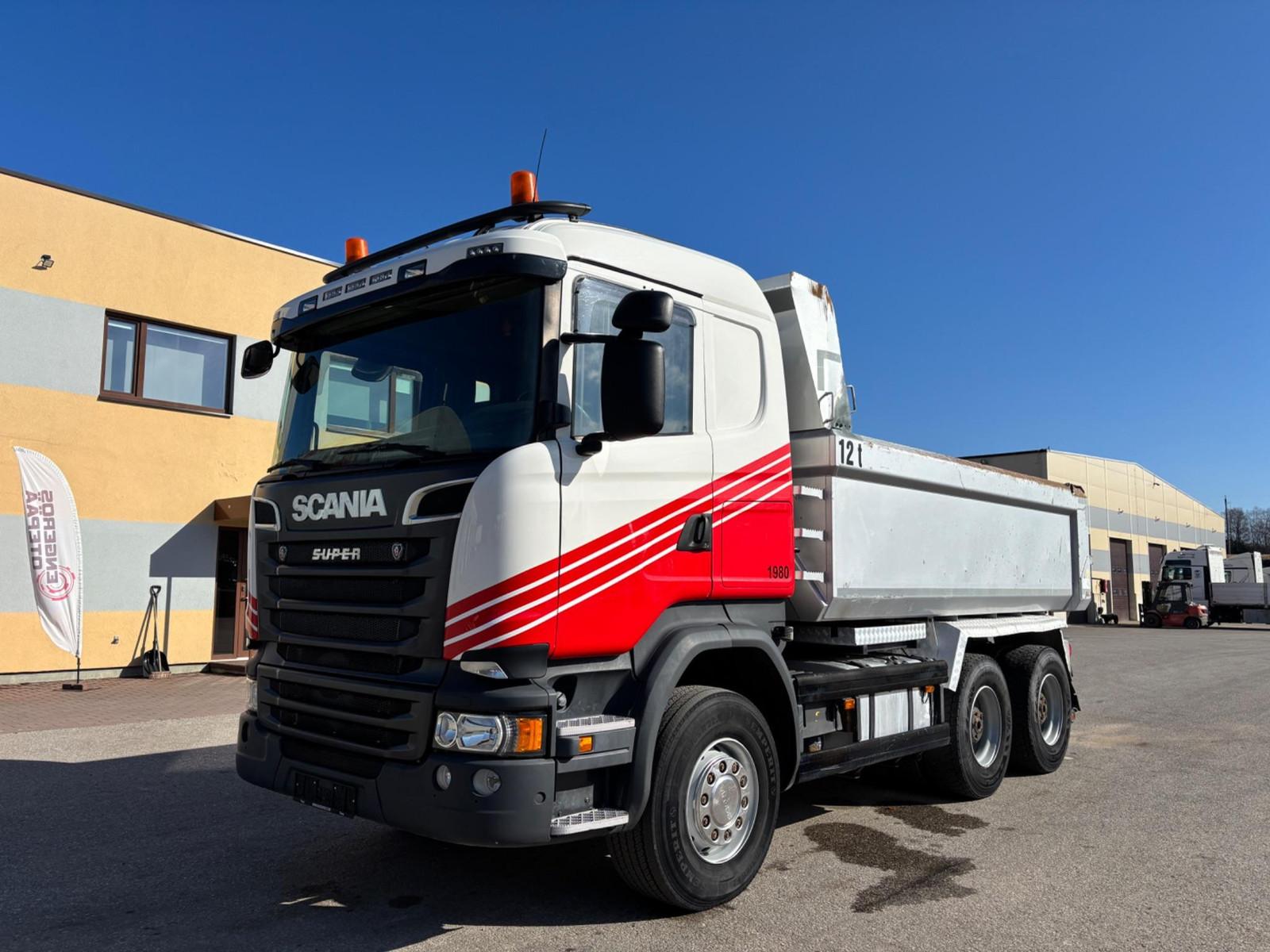 Scania R580 6x4 EURO6 + RETARDER + HEATING BOX + VIBRAT