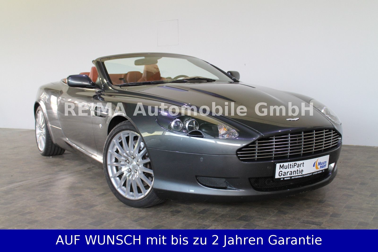 Fahrzeugabbildung Aston Martin DB9 Volante 5.9 i V12 Cabrio, Deut. Auslieferung