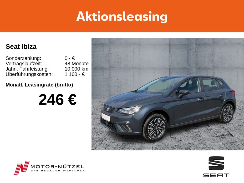 Seat Ibiza 110PS/ DSG/KESSY/LED/NAVI/PDC/SHZ/ M-Paket