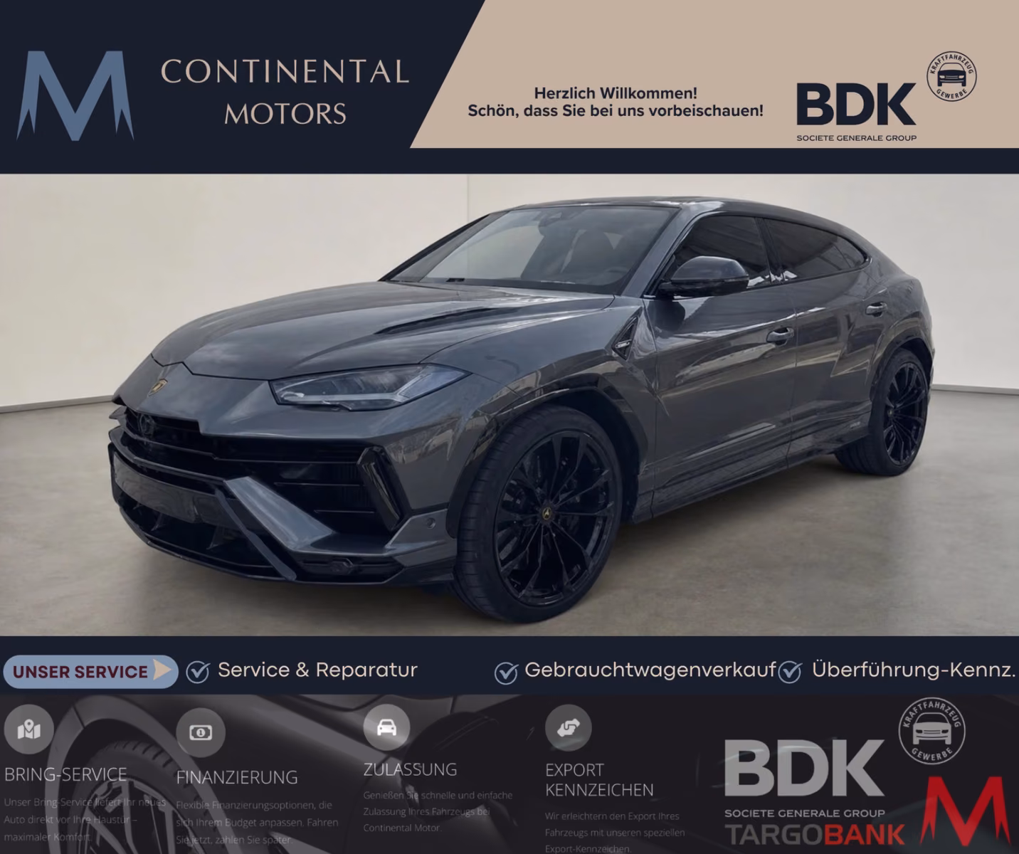 Lamborghini Urus S 4.0 V8*Bang&Olufsen*Head Up*Pano*Garantie