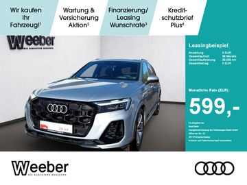 Audi Leasingangebot: Audi Q7 S line HUD*PANO*AHK*7SITZER*MATRIX*LEDER*RFK*