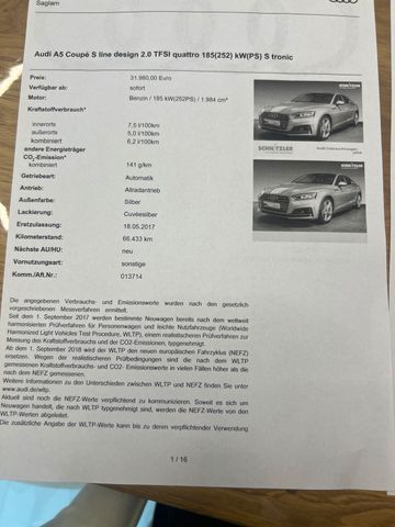 Audi a5 Quattro S line interrior exteriror...