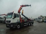 MAN TGS 35.440 + PALFINGER 24500 + 8X4 + EURO 5 + RE - Tier-/Pferdetransport 3 5t