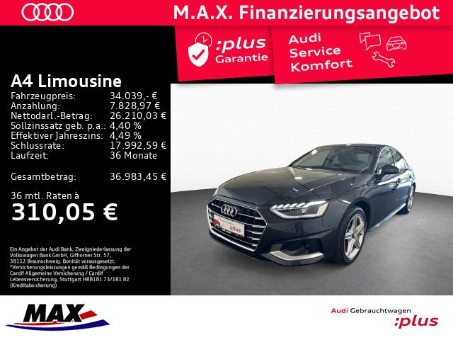 A4 Limousine 35 TDI ADVANCED +MATRIX-LED+KAMERA+