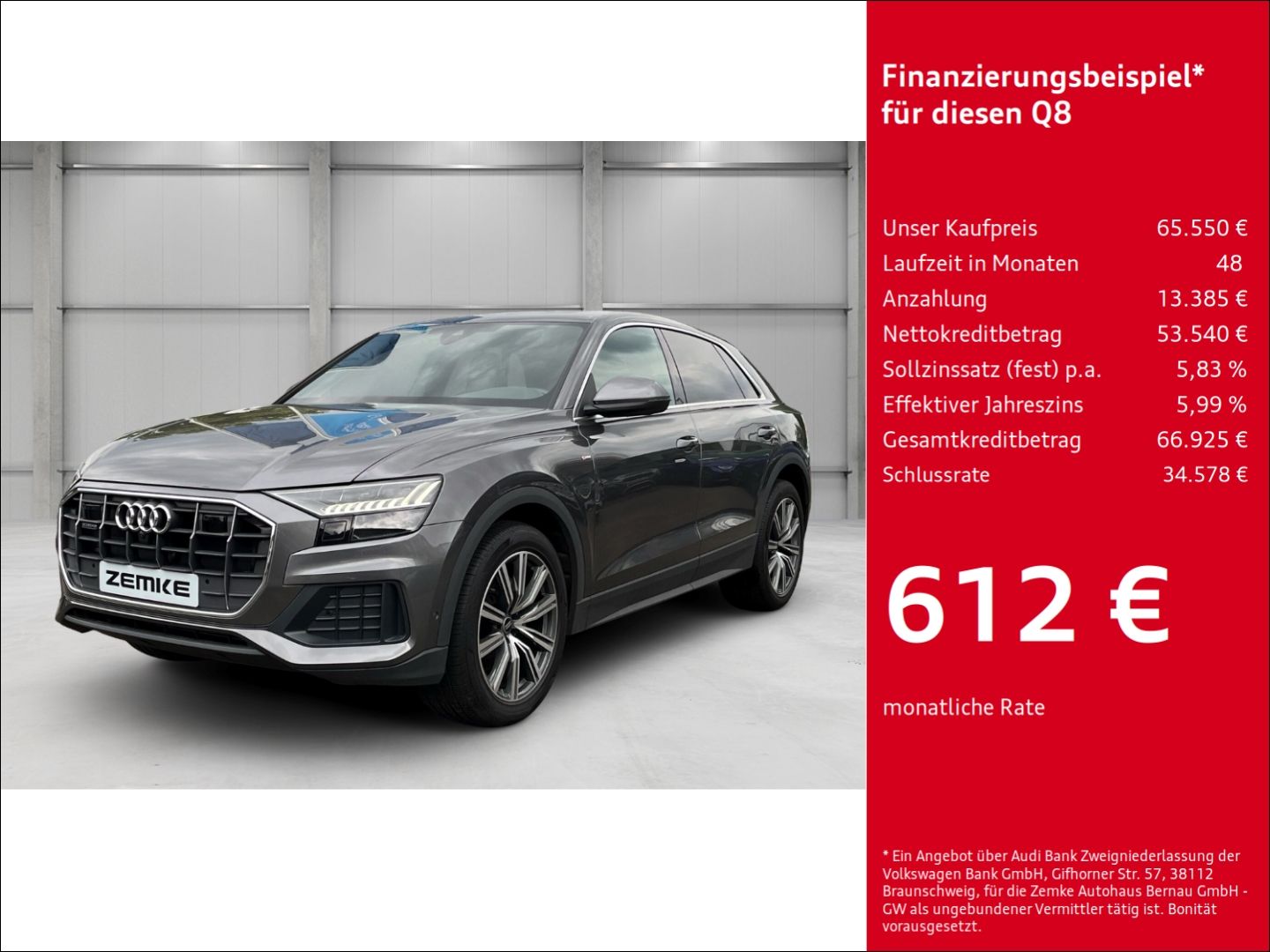 Audi Q8 50 TDI Tiptronic quattro Sportpaket Luftfeder