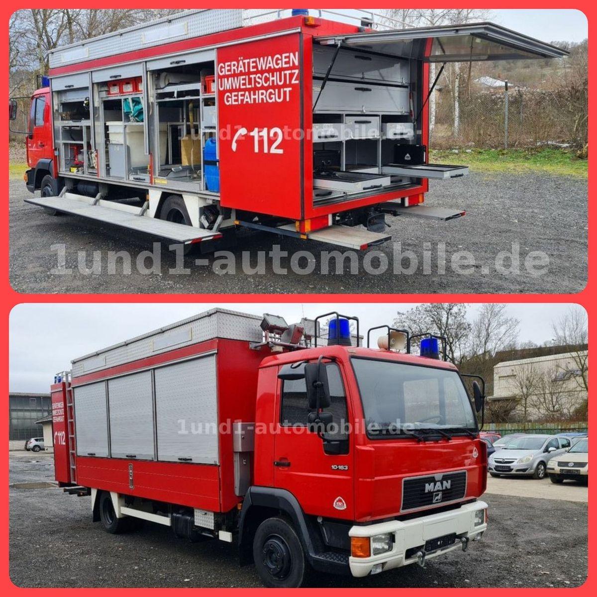 MAN 10.163 L2000 Feuerwehr GWG Nur 6.300km  ELRO/VET