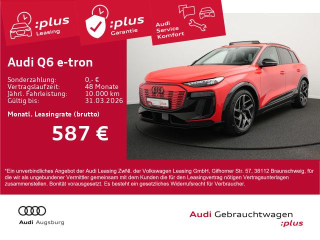 Audi Q6 e-tron S line *AHK*PANO*HdUp*LUFT*UPE 104t€*