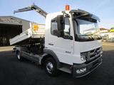 Mercedes-Benz Atego 822K*Kipper+Ladekran+2xAHK+Modell.2014* - Mercedes-Benz 822