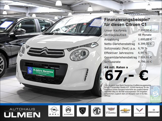 Citroën C1 Live 1.0 VTi EU6d-T 3T LIVE VTI72 S&S Einstel