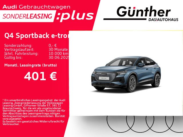 Audi Q4 Sportback e-tron 45+WINTERRÄDER+AHK+KAMERA++