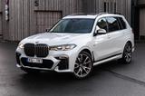 BMW X7 M50d, Laser, AHK, HK, Pano, Sky, Stndhzg, HUD - weiße BMW X7 M50