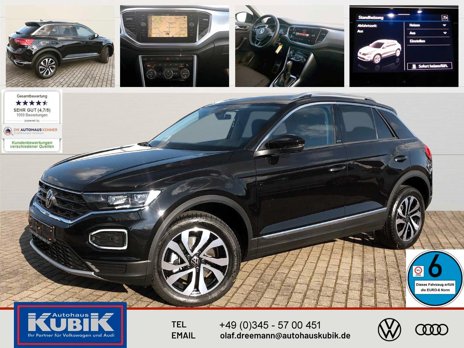 Volkswagen T-Roc 2.0 TDI Active DSG+el. Heckklappe+Standhei