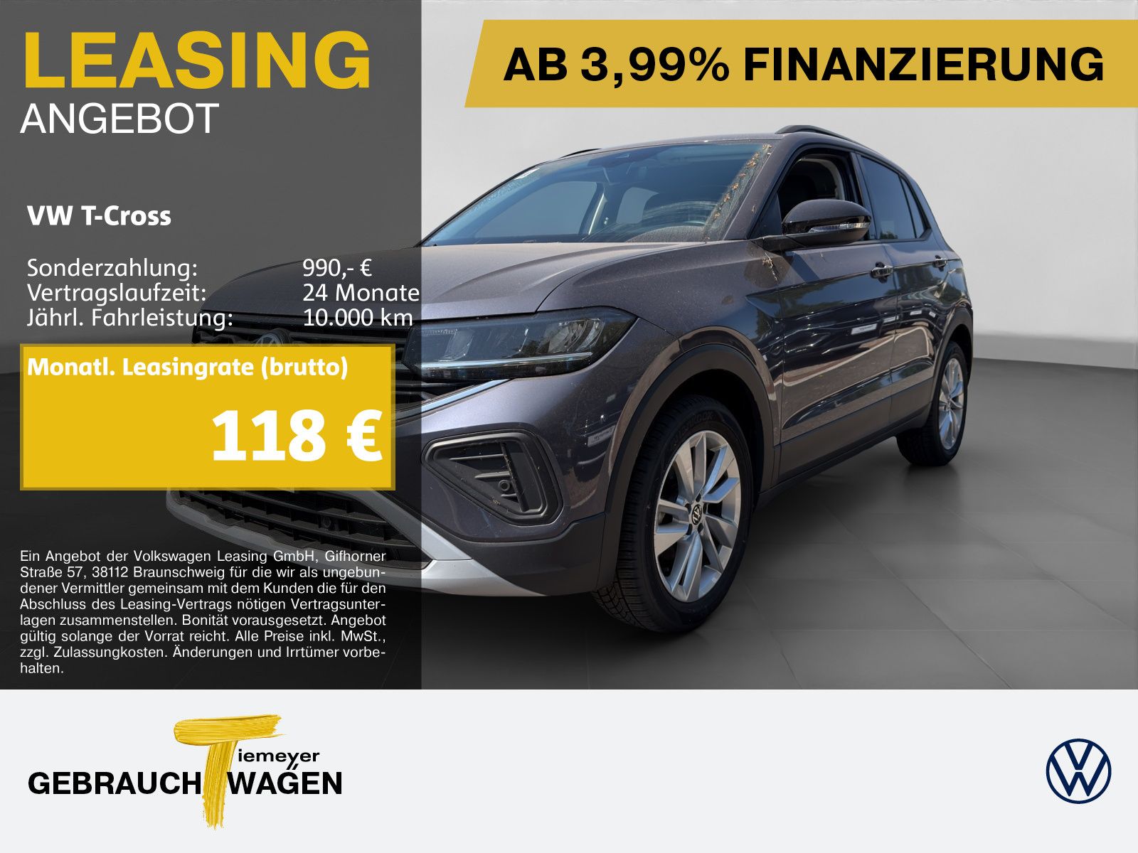 Volkswagen T-Cross 1.0 TSI GOAL LM17 NAVI ASSIST