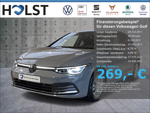 Volkswagen Golf VIII 1.5TSI Style, RüFaKa, ACC, NAV, SHZ