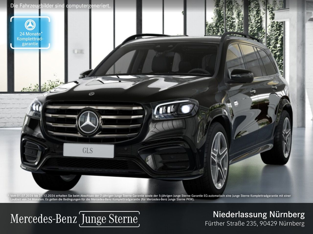 Mercedes-Benz GLS 450 d 4M AMG Adv.PLUS Night/Pano/Stdhzg/7Sit