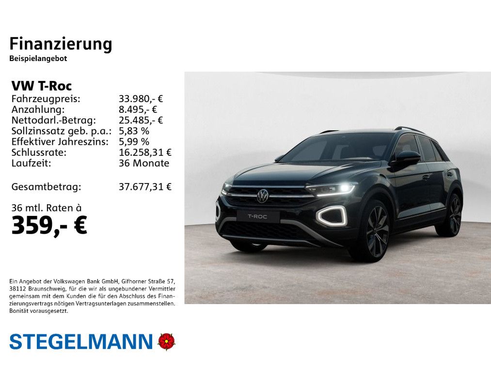 Volkswagen T-Roc Style 2.0 l TDI SCR 7-Gang-Doppelkupplungs foto 2