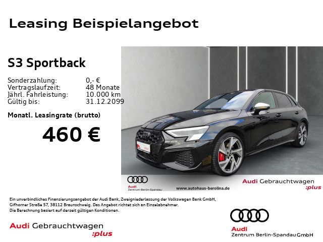AUDI S3 Sportback *PANO*MATRIX*B&O*Opt.-Schwarz+*