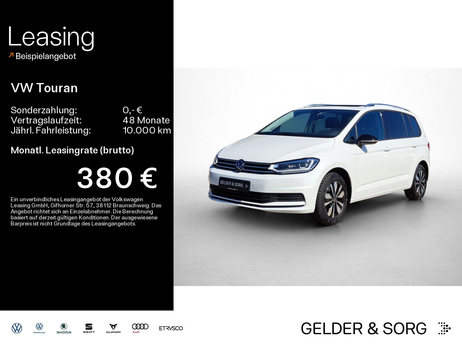 Volkswagen Touran 2.0 TDI Goal Pano*Stand*ACC*LED*DAB+Digit